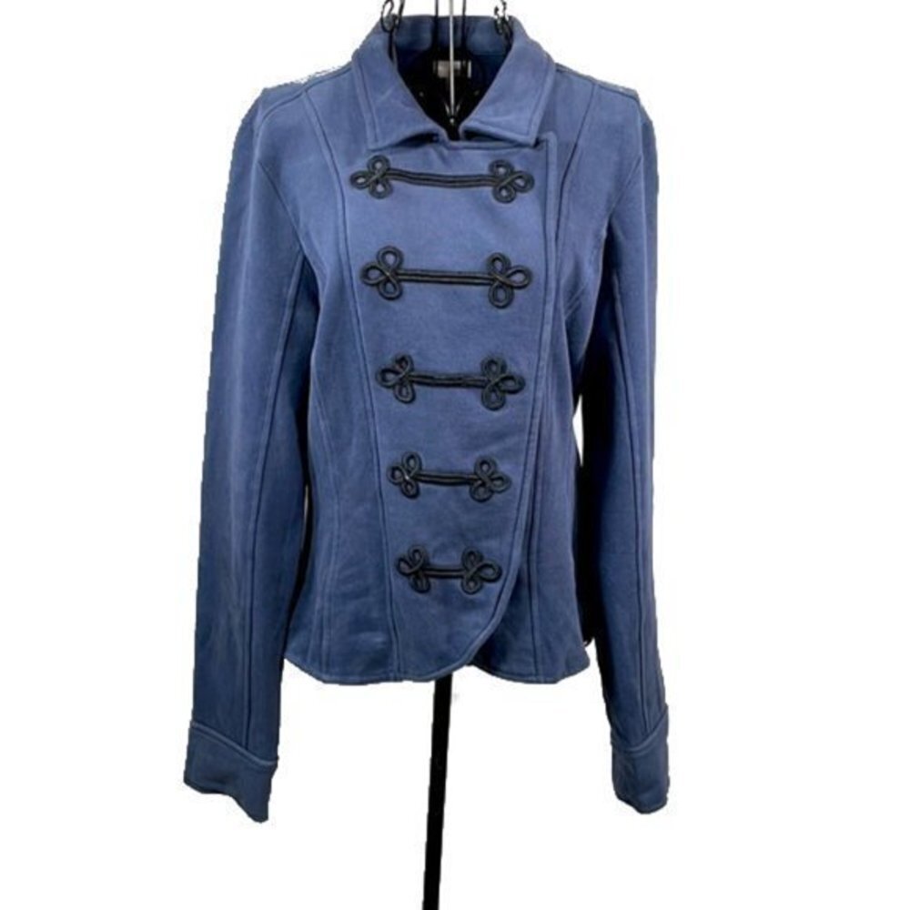 Frenchi | Blue Sweatshirt Jacket